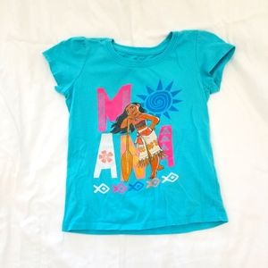Disney Moana 5t blue shirt